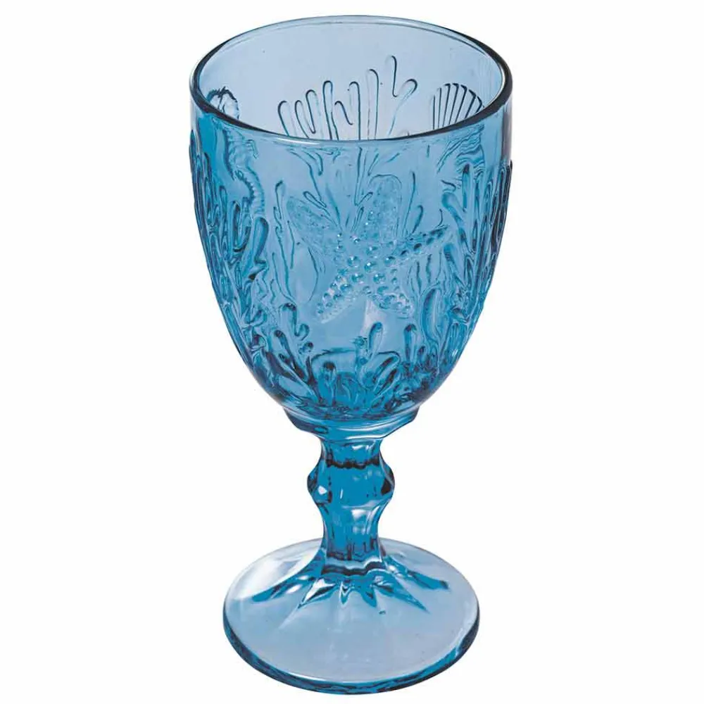 Viadurini Kitchen Weinkelch-12 Stück farbige Wein- oder Wasserglasgläser - Mazara