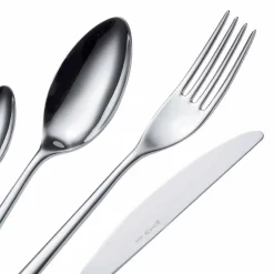 Viadurini Kitchen Besteck Set-24 Stück Luxusbesteck aus poliertem oder sandgestrahltem Edelstahl - Lapis