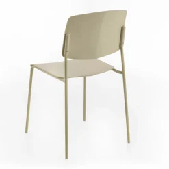 Viadurini Living Gartenstühle Kunststoff-4 Stühle mit Sitz aus Polypropylen in verschiedenen Ausführungen und Metall – Daiquiri