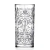 Viadurini Kitchen Italienisches Kristallgeschirr-12 Tumbler Tall Highball Cocktailglas oder luxuriös dekoriertes Wasser - Schicksal