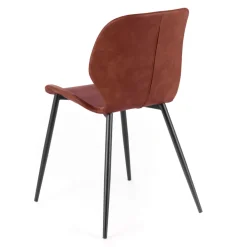 Viadurini Living Moderne Stühle-4 Wohnzimmerstühle in Soft-Touch in verschiedenen Farben und Metallbeinen – Spritz