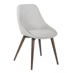 Viadurini Living Moderne Stühle-4 Wohnzimmerstühle mit Stoffsitz und Massivholzstruktur – Passion