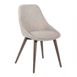 Viadurini Living Moderne Stühle-4 Wohnzimmerstühle mit Stoffsitz und Massivholzstruktur – Passion