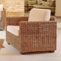 Viadurini in the Garden Garten Lounge Set-Abaca Garden Lounge komplett mit Kissen - Raziel