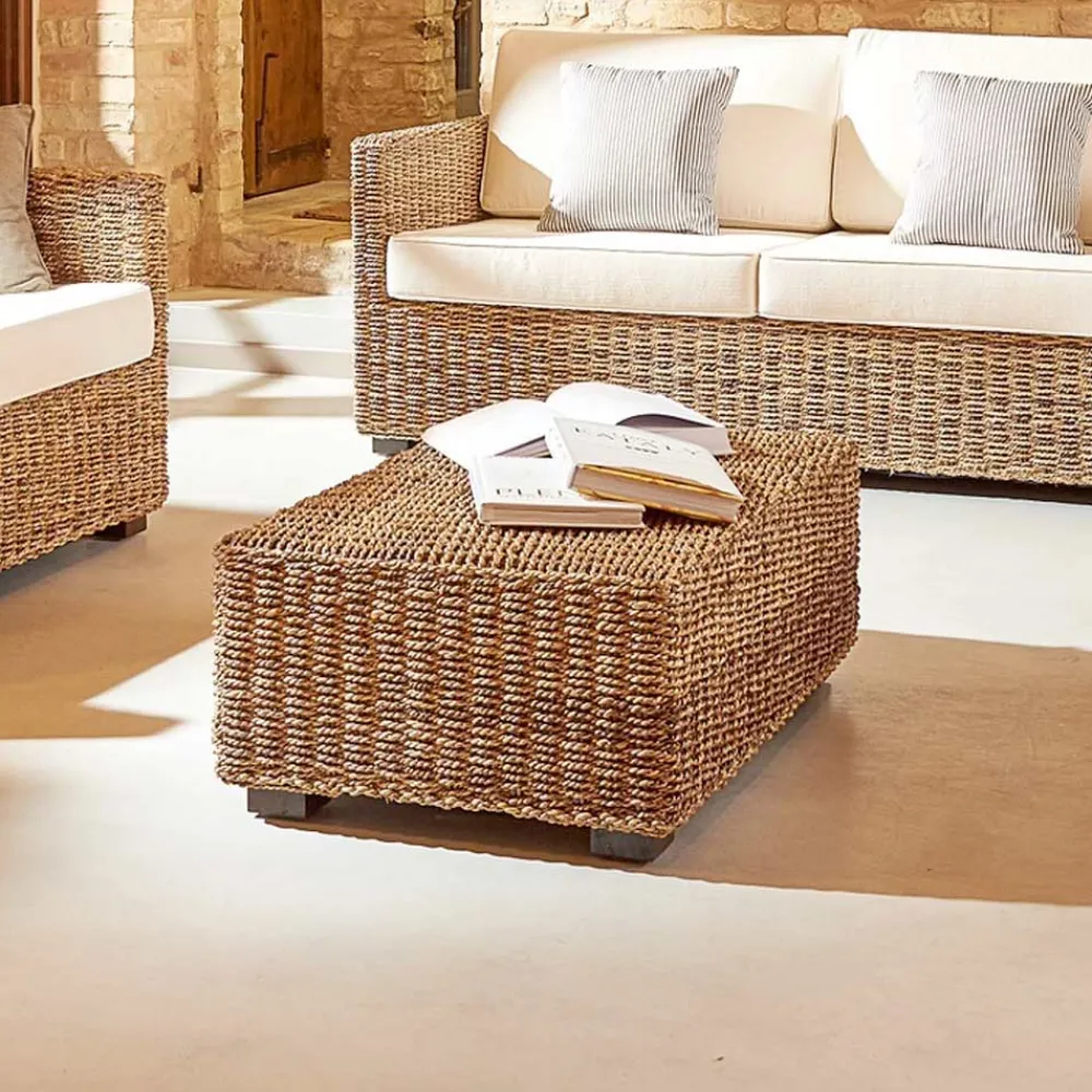 Viadurini in the Garden Garten Lounge Set-Abaca Garden Lounge komplett mit Kissen - Raziel