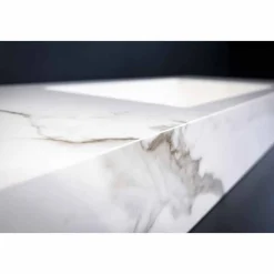 Viadurini Bathroom Badmöbel Hängend-Abgehängte Badezimmermöbel Komposition 2 aus hochwertigem Steinzeug Made in Italy - Rampina