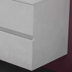 Viadurini Bathroom Badmöbel Hängend-Abgehängter Badezimmerschrank mit Doppelwaschbecken - Mandrillo