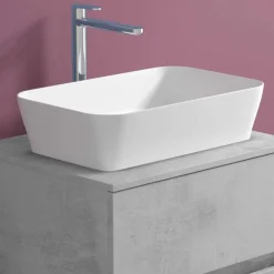 Viadurini Bathroom Badmöbel Hängend-Abgehängter Badezimmerschrank mit rechteckigem Waschtisch, modernes Design - Dumbo