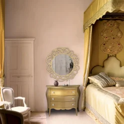 Viadurini Classic Kommoden-Abgerundete Kommode mit 3 Schubladen in verschiedenen Ausführungen, hergestellt in Italien – Gamad