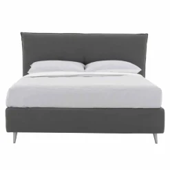 Viadurini Night Design Maßgeschneiderte Möbel|Polsterbetten-Abnehmbarer Doppelbettstoff, Holzfüße Made in Italy - Tampa