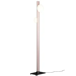 Viadurini Lighting Moderne Stehlampen-Alma Stehlampe aus Aluminium und weißem mundgeblasenem Glas