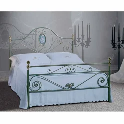 Viadurini Night Design Maßgeschneiderte Möbel|Schmiedeeisen Doppelbetten-Altea Doppelbett aus Schmiedeeisen in verschiedenen Varianten