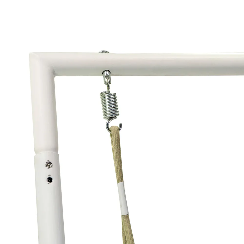 Viadurini in the Garden Gartenideen-Aluminium Gartenschaukel und Sitz mit wasserabweisenden Kissen - Strand