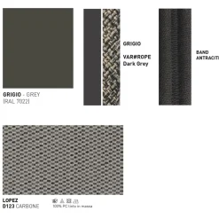 Varaschin Gartensofas-Aluminium Gartensofa Made in Italy - Emmacross von