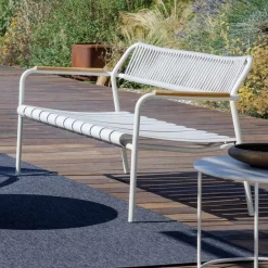 Viadurini in the Garden Gartensofas-Aluminium Gartensofa und Seilrückenlehne - Resplendent