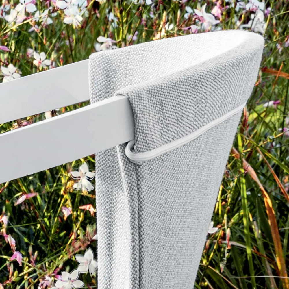 Viadurini in the Garden Gartenstühle Metall-Aluminium Outdoor Stuhl mit oder ohne Kissen, Hochwertig, 4 Stück - Filomena