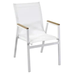 Viadurini in the Garden Metallsessel-Aluminium und Textilene Sessel mit Polywood Armlehnen - Diary