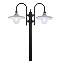 Ferroluce Gartenlampion-Aluminium-Gartenlampe mit 1 oder 2 oder 3 Lichtern Design - Campobasso