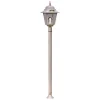 Ferroluce Gartenlampion-Aluminium-Gartenlaterne, klassische handbemalte Dekoration – Gorizia