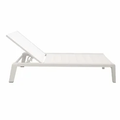 Viadurini in the Garden Sonnenliegen-Aluminium-Sonnenliege mit Textilene-Sitz, 3 Oberflächen - Moira