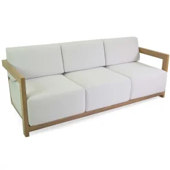 Viadurini in the Garden Garten Lounge Set-Aluminium-Wohnzimmer mit Thermotransfer-Holz-Effekt - Camper