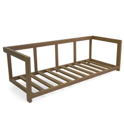 Viadurini in the Garden Garten Lounge Set-Aluminium-Wohnzimmer mit Thermotransfer-Holz-Effekt - Camper