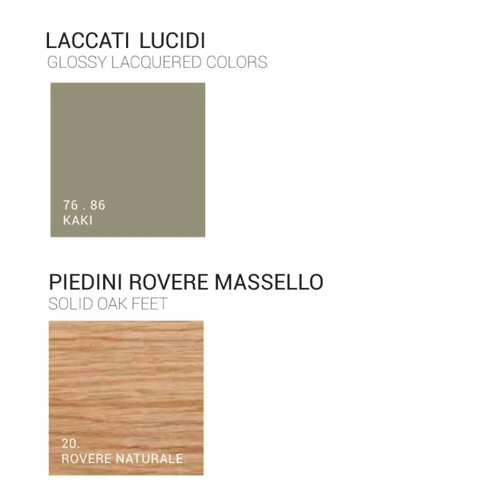 Viadurini Bathroom Badmöbel Stehend-Amanda Badezimmerschrank aus Holz mit 2 Türen, modernes Design, Made in Italy