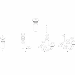 Viadurini Kitchen Küchenzubehör-Aperitif-Zubehör Cocktail-Instrumente aus Marmor, Holz und Stahl - Norman