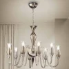 Viadurini Lighting Klassische Kronleuchter-Artisan 8-flammiger Kronleuchter aus venezianischem Rauchglas Made in Italy - Vittoria