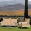 Viadurini in the Garden Garten Lounge Set-Artisan Garden Lounge mit Eisenstruktur Made in Italy - Lisotto