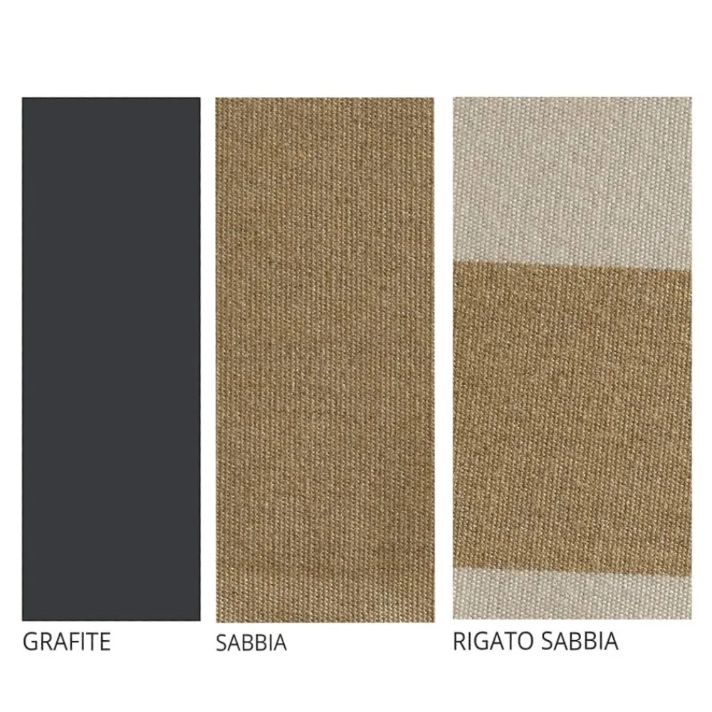 Viadurini in the Garden Garten Lounge Set-Artisan Garden Lounge mit Eisenstruktur Made in Italy - Lisotto