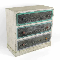 Viadurini Living Kommoden-Artisan Kommode aus Tannenholz mit 3 Schubladen Made in Italy - Monkey