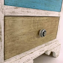 Viadurini Living Kommoden-Artisan Kommode mit 4 Schubladen aus weißem Holz Made in Italy - Manhattan