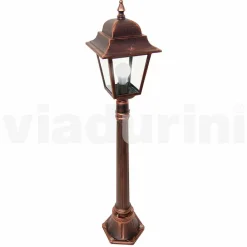 Viadurini Lighting Gartenlampion-Außen niedriger Laternenpfahl aus Aluminium, hergestellt in Italien, Aquilina