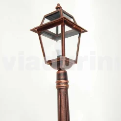 Viadurini Lighting Gartenlampion-Außen niedriger Laternenpfahl aus Aluminium, hergestellt in Italien, Kristel