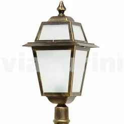 Viadurini Lighting Gartenlampion-Außen niedriger Laternenpfahl aus Aluminium, hergestellt in Italien, Kristel