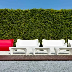 Myyour Garten Beistelltisch|Moderne Couchtische-Außen- oder Innen-Couchtisch mit Spumantiera, 2-teiliges Design - Lily von