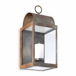 Il Fanale Gartenlaternen-Außen Wandlaternen Windlichter aus Messing oder Eisen mit Kerzenhalter