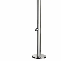 Viadurini in the Garden Gartendusche-Außendusche aus verchromtem Edelstahl mit Fußwaschmaschine Made in Italy - Modeo