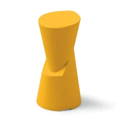 Viadurini in the Garden Outdoor Hocker-Außenhocker aus Polyethylen 7 Farben Made in Italy - Creme