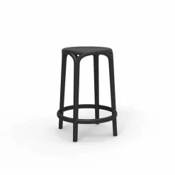 Vondom Outdoor Hocker-Außenhocker Brooklyn von aus Polypropylen mit Glasfaser, 4 Stück