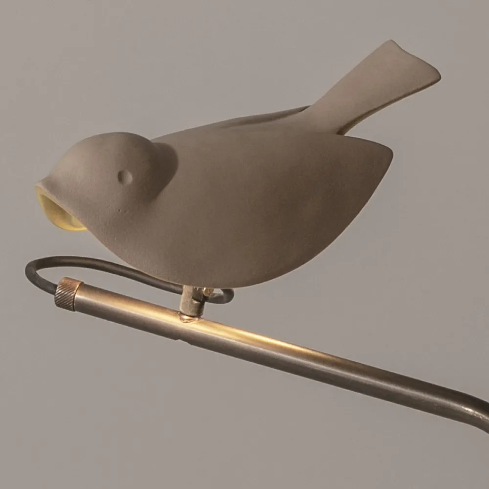 Viadurini Lighting Design Beleuchtung-Außenlampe aus emaillierter toskanischer Majolika Made in Italy - Uccellino