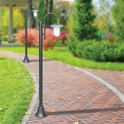 Viadurini Lighting Gartenlampion-Außenlampe im Vintage-Stil aus anthrazitfarbenem Aluminium, hergestellt in Italien – Belen
