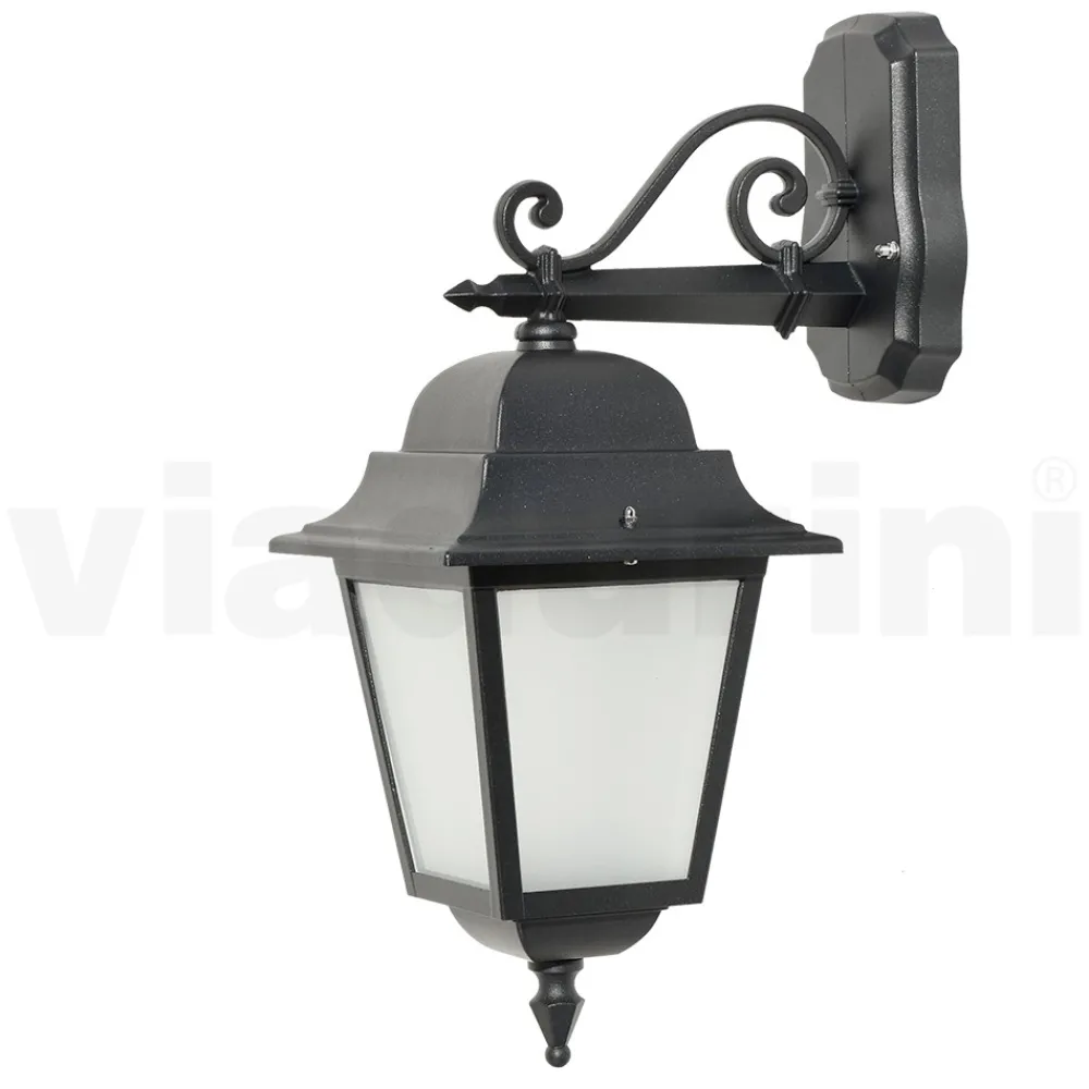 Viadurini Lighting Gartenlaternen-Außenlaterne aus Aluminiumdruckguss und Glasdiffusor - Scintilla