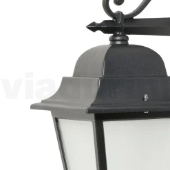 Viadurini Lighting Gartenlaternen-Außenlaterne aus Aluminiumdruckguss und Glasdiffusor - Scintilla