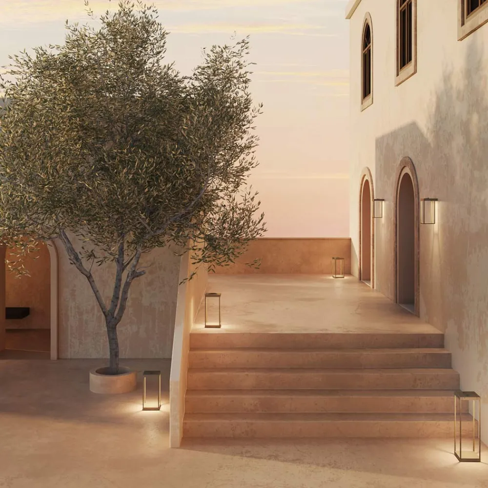 Viadurini Lighting Gartenlaternen-Außenlaterne aus Messing, hergestellt in Italien – Sunny