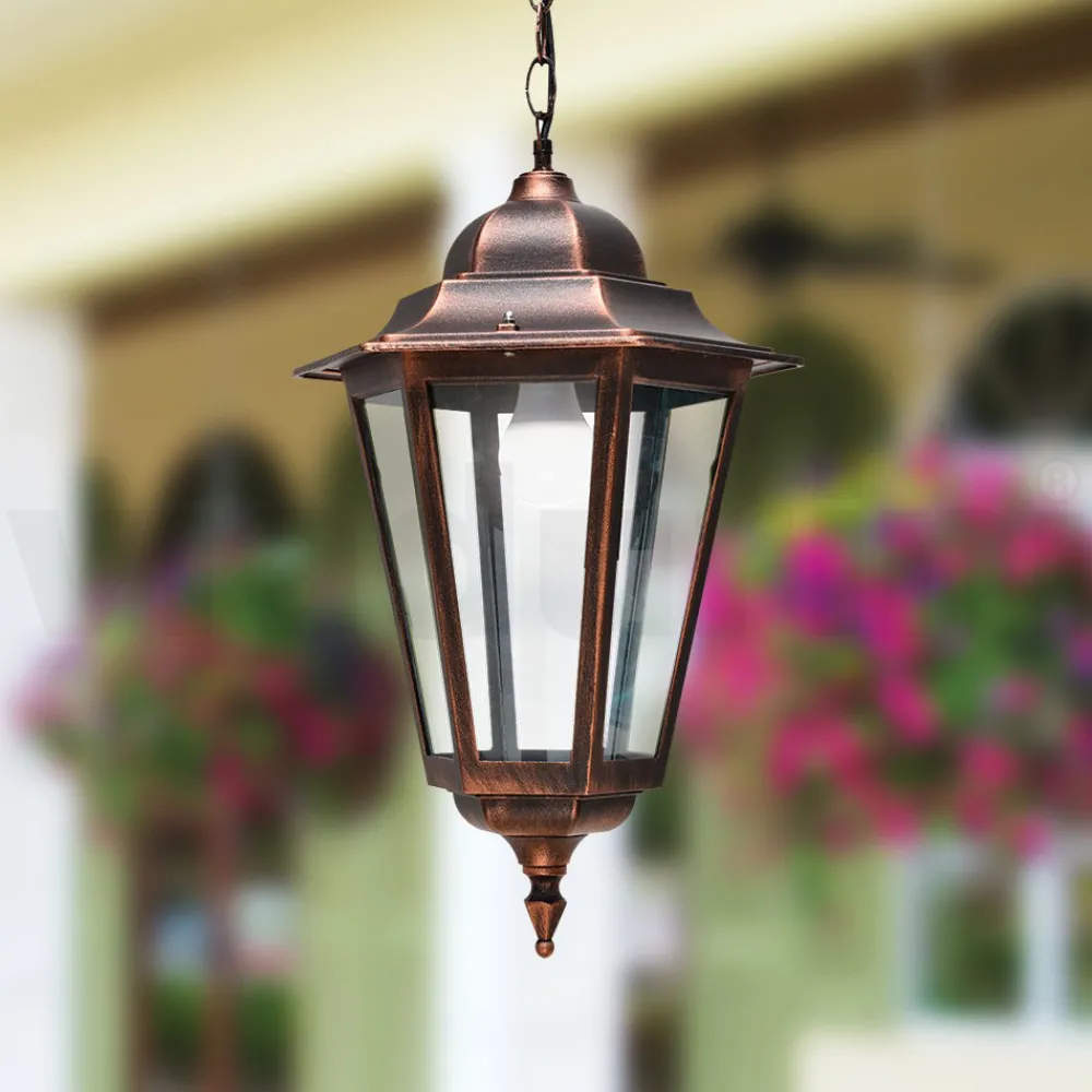 Viadurini Lighting Gartenlaternen-Außenlaterne im Vintage-Stil aus Aluminium, hergestellt in Italien – Janira