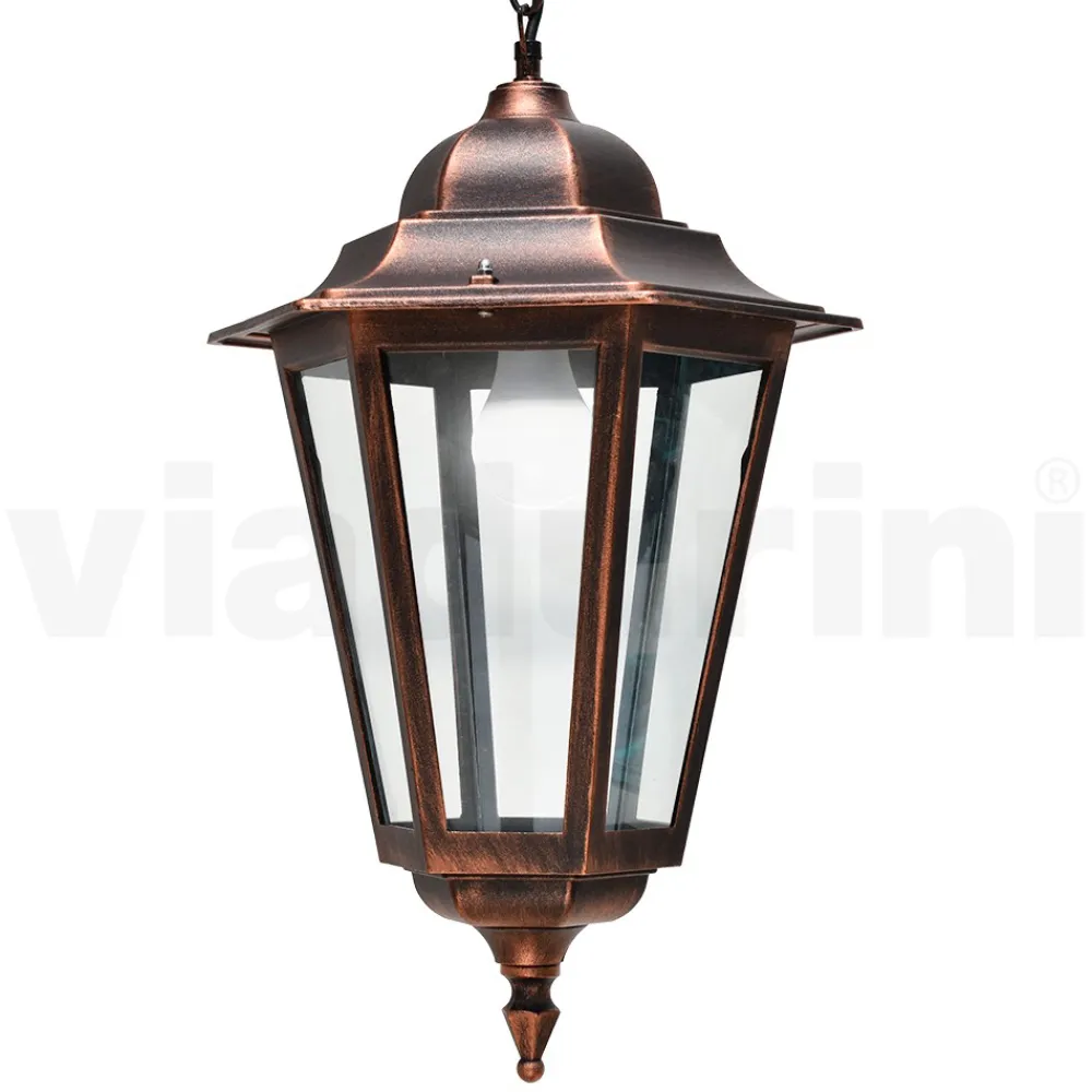Viadurini Lighting Gartenlaternen-Außenlaterne im Vintage-Stil aus Aluminium, hergestellt in Italien – Janira