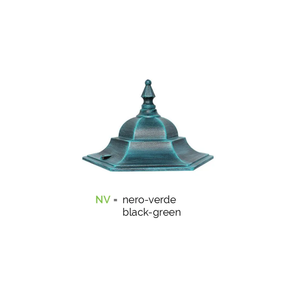 Viadurini Lighting Gartenlaternen-Außenlaterne im Vintage-Stil aus Aluminium, hergestellt in Italien – Janira