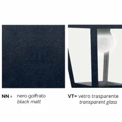 Viadurini Lighting Gartenlampion-Außenleuchte mit zwei Leuchten aus Aluminium, hergestellt in Italien, Aquilina